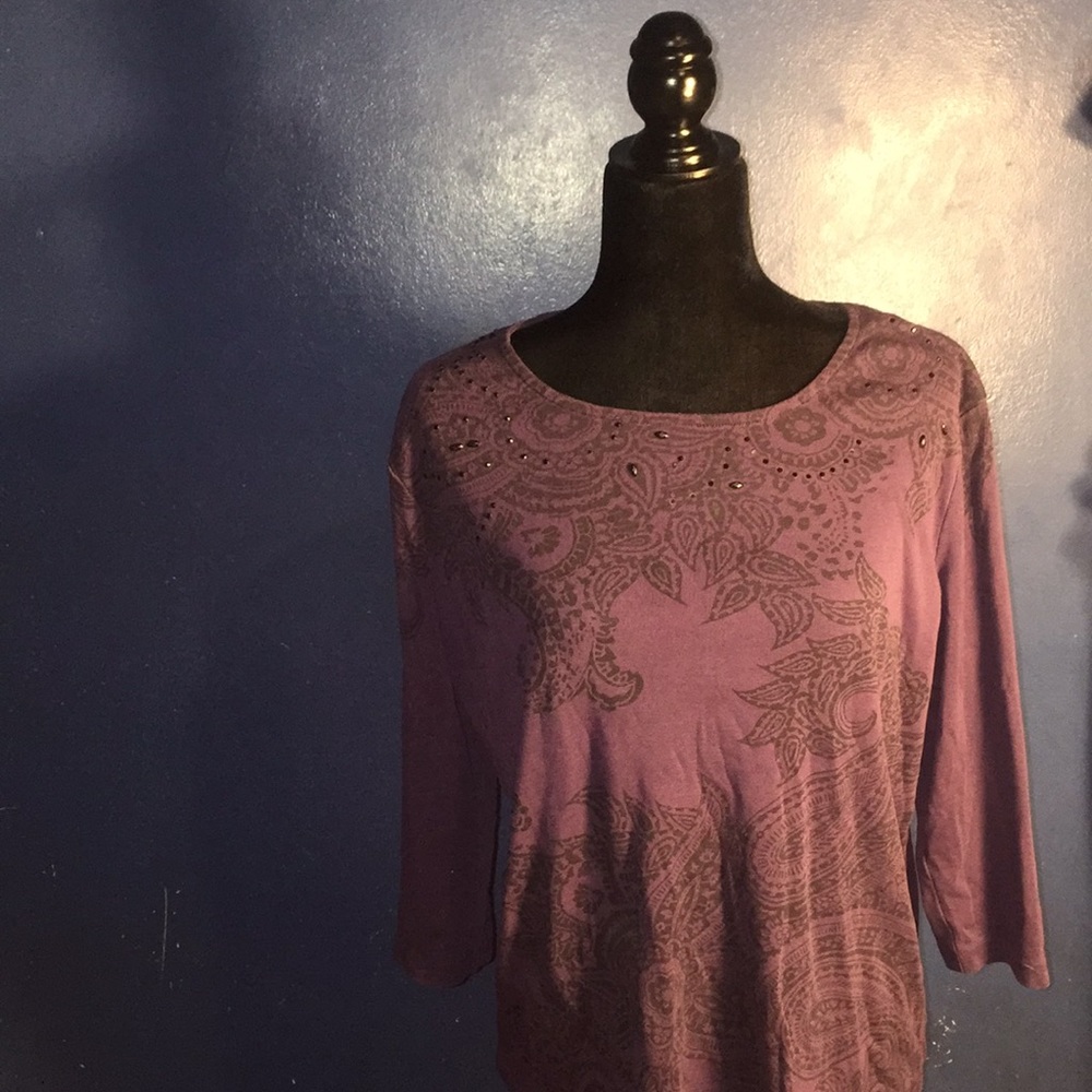 Purple blouse